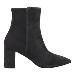 Stuart Weitzman Lonnie 75 Suede Booties, Slate Gray‎ US 5.5 MSRP $575 New